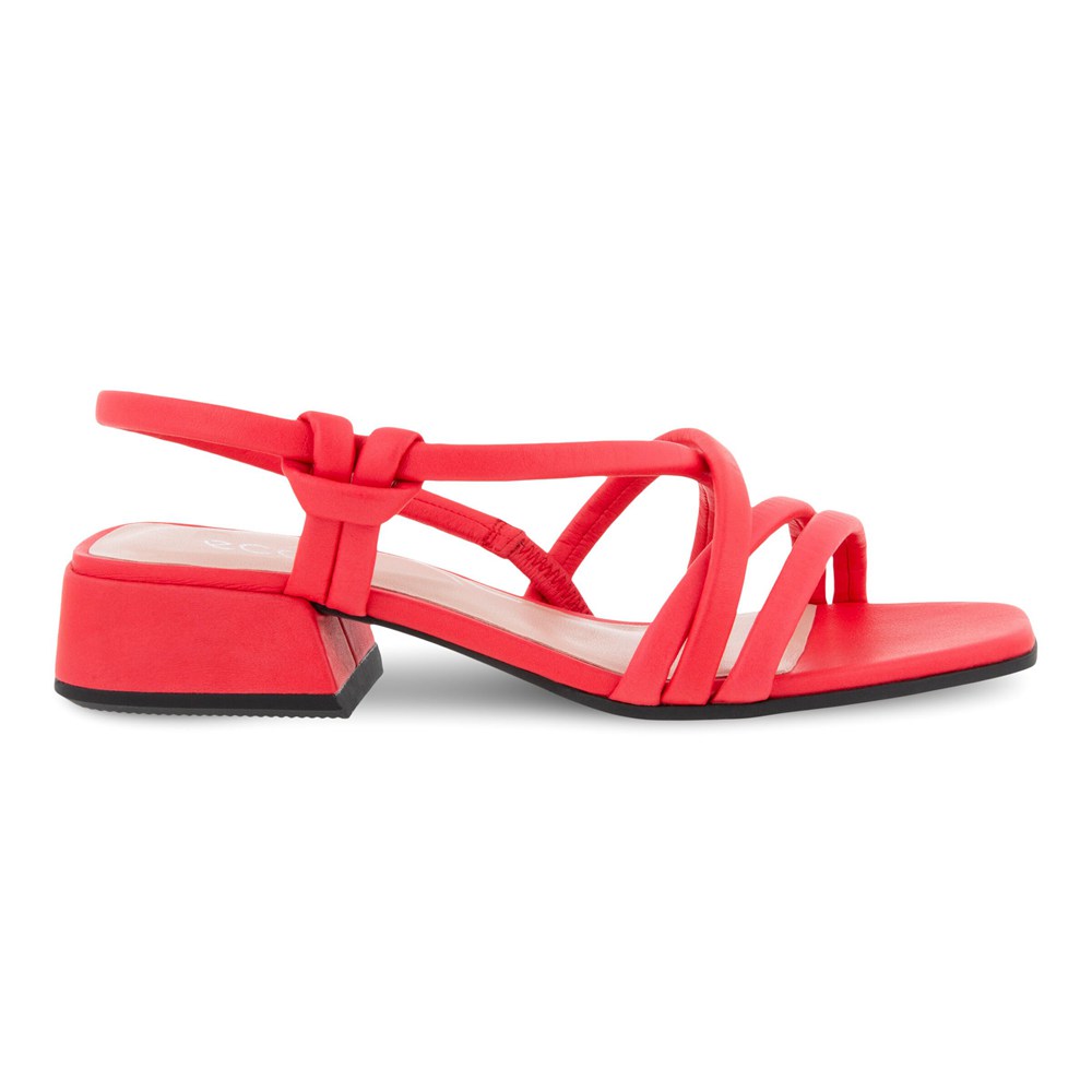 ECCO Womens Sandals Red - Elevate Squared - OEF-572043